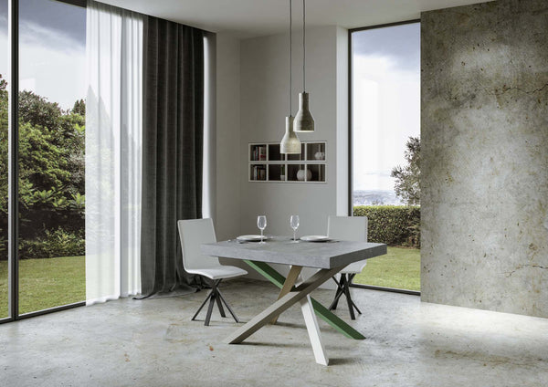 acquista Tavolo 130x90x77 cm Volantis Fix Cemento
