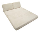 Divano Letto Faster Bianco 150x100x80 cm in Spugna e Poliestere Bianco      