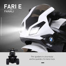 Mini Moto Elettrica per Bambini 6V con Licenza BMW S1000RR Nera