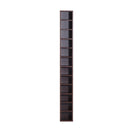 Libreria Mobiletto Colonna da Parete con Mensole in Legno Marrone 21x20x175 cm 