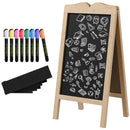 Lavagna Magnetica per Bambini 51x42x101 cm con Accessori in Legno di Abete