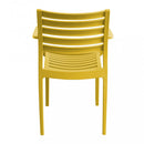 Poltrona Eveline 58,5x55,2x84 cm  in Polipropilene Giallo
