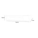 Stufa da Esterno Riscaldatore ad Infrarossi 13,9x11x74,2 cm 2000W Sined  Nero