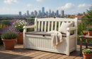Panchina Contenitore da Giardino 140x60x84 cm in Resina Keter Eden Bench Beige