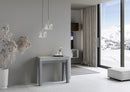Consolle Allungabile 90-196x42x77 cm in Nobilitato Grigio