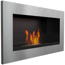 Camino a Bioetanolo da Parete 64,8x37,4 cm Flig Washington Saty Con Vetro