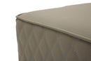Puff Quadrato Sharon 38x38x38 cm in Pino e MDF e Metallo e Plastica      