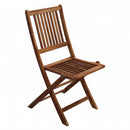Sedia da Giardino Pratika Senza Braccioli 46x59x94 h cm in Legno Marrone