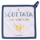 Set 3 Presine 20x20 cm in Cotone VdE Tivoli 1996 Le Travisate Bianco