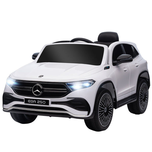 prezzo Macchina Elettrica per Bambini 12V con Licenza Mercedes EQA 250 Bianca