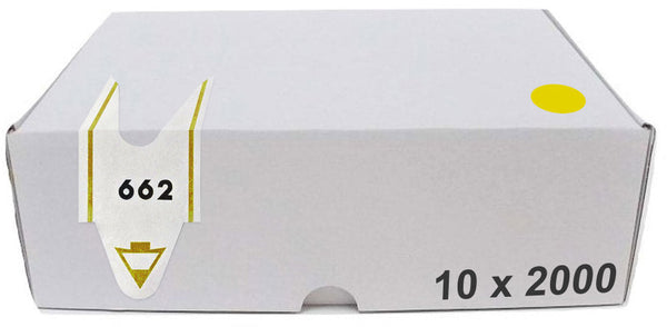 sconto Confezione da 20000 Tickets per Distributore a Chiocciola 3 Cifre Visel Gialli