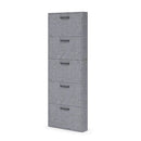 Scarpiera Serena 180x65x15 cm 5 ante cemento