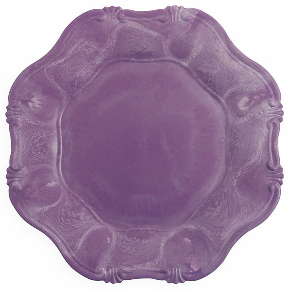 Set 6 Sottopiatti in Plastica Ø 34,5cm Villa d'Este Hippy Smerlato Lilla sconto