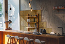 Set 10 Pannelli Decorativi Fonoassorbenti 58x58 cm in MDF Decoro B Verticale Noce Asia