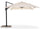 Ombrellone da Giardino Decentrato 3x4m in Alluminio e Poliestere Senso Beige