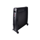 Radiatore Elettrico Romeo 500-1000-1500 W Calore su 3 Lati con Pannello in Mica Nero