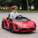 Macchina Elettrica per Bambini 12V con Licenza Lamborghini Sian FKP 37 Rossa