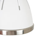 Lampada Moderna di Design a Sospensione 3 Luci in Metallo Bianco Ø13x16x55 cm 