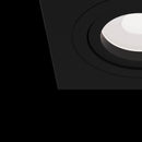 Faretto da incasso Downlight in Alluminio Atom Nero