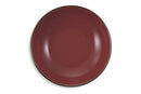 Set 6 Piatti Fondi Ø20x5 cm in Gres Villa d'Este Home Tivoli Royal Passion Rosa Antico