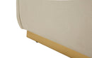 Panca con Contenitore Bauty 130x45x45 cm in Pino e MDF e Metallo      