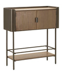 Mobiletto Toronto 100x42x110 cm in Abete e Ferro      