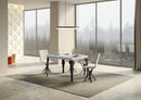 Tavolo Allungabile 140-224x80x77 cm Paxon Bianco Frassino  