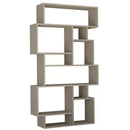Libreria Moderna 168x96x25 cm Scaffale 8 Ripiani in MDF Tortora     