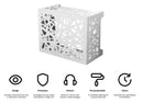 Copri Condizionatore 96x52x82 cm in Alluminio Glam L Bianco