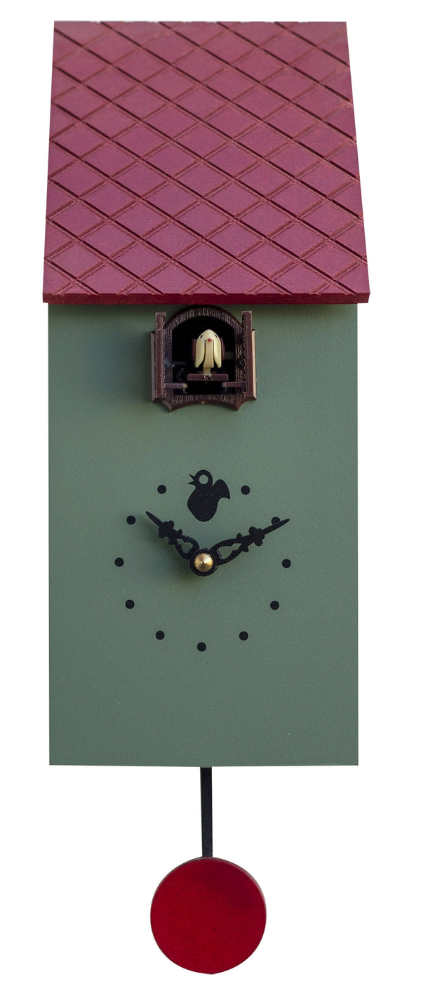 prezzo Orologio a Cucù da Parete 13x30x12 cm Pirondini Italia Portofino Verde Reseda