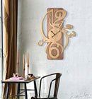 Orologio da Muro Wolly 70x4,4x93 cm in MDF Naturale      