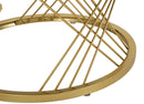 Tavoli da Caffè Votix Coppia Ø70x48 cm - Ø50x43,5 cm in Pino e MDF e Metallo      
