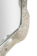 Specchio Argelux Arco 61x6,5x160 cm in Ferro e Specchio e MDF Argento      