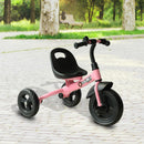 Triciclo per Bambini in Metallo con Campanello e Parafango Rosa 