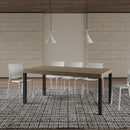  Tavolo Allungabile 200-460x90x77 cm Everyday Tortora Gambe Antracite