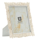 Cornice Butterfly 28x2x33,3 cm in Resina e Vetro Crema      