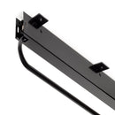 Appendiabiti Estraibile 80 cm in Alluminio e Plastica Emuca Nero