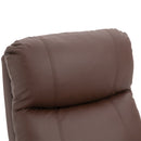 Poltrona Relax Reclinabile Manuale in Similpelle  Marrone