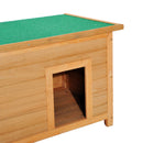 Cuccia per Cani Impermeabile da Esterno in Legno di Abete 85x58x58 cm 