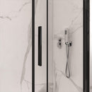 Box Doccia Angolare 80x130 cm 1 Anta Scorrevole in Cristallo Trasparente 6mm H195 Bonussi Eliane
