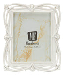 Cornice Ribbon 21,8x1,6x26,8 cm in Resina e Vetro Argento      