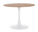 Tavolo Ø100x75h cm Bloom Top Veneer