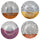Set 4 Piatti Ø28x5,5 cm  in Ceramica VdE Tivoli 1996 Switch