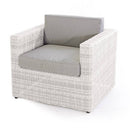 Poltrona da Giardino in Polyrattan Bianco Bertozzi Diletta