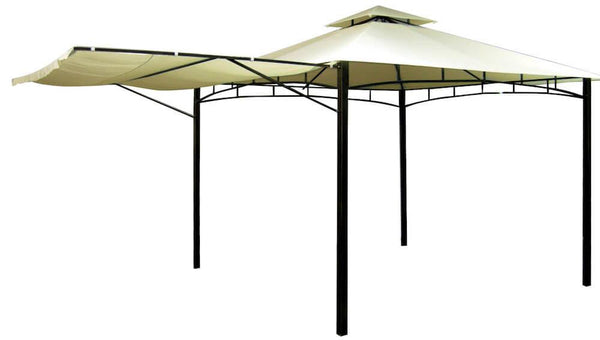 Gazebo da Giardino 3.3X3.3M Struttura in Metallo Telo Naturale Bertozzi Antigua online