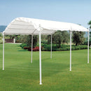 Gazebo da Giardino 3X4M Struttura in Metallo Bianco Bertozzi Onda