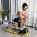 Macchina per Squat 3 in 1 Regolabile 50x97x44,5-56,5cm Giallo    