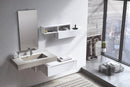 Mobile Bagno Sospeso 60 cm in Legno TFT Belsk Bianco Opaco Seconda Scelta