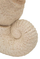 Decorazione Conchiglia Sand 17,2x10x30,2 cm in Resina Beige      