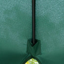 Ombrellone da Giardino Ø266x248,5 cm Inclinabile con Manovella Verde  
